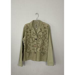 Produce Company Size Medium Textured Lightweight Jacket Art To Wear Boho